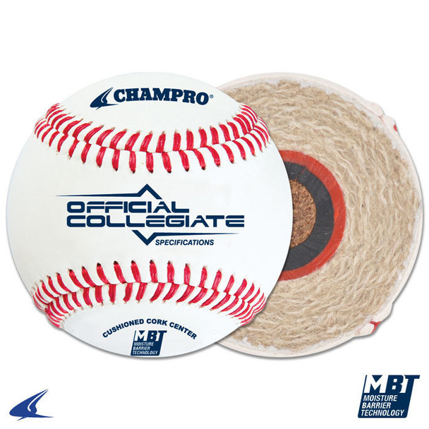 Champro Official Collegiate Flat Seam NCAA Baseballs - DZN