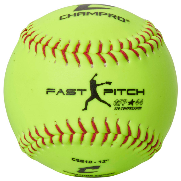Champro Sports Recreational Fast Pitch Softball - 12" - Dozen