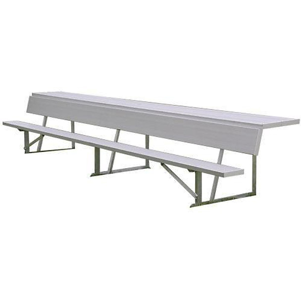 MacGregor Aluminum Player Bench with Shelf (BEPBK)