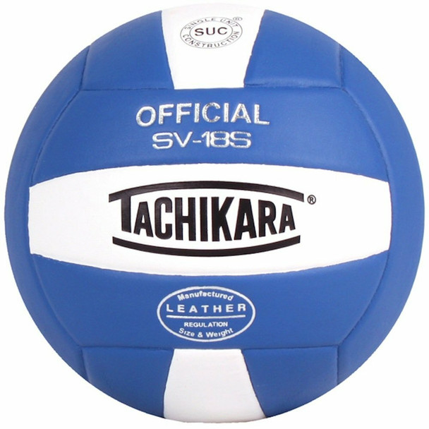 White Tachikara SV18S Composite Leather Volleyball 