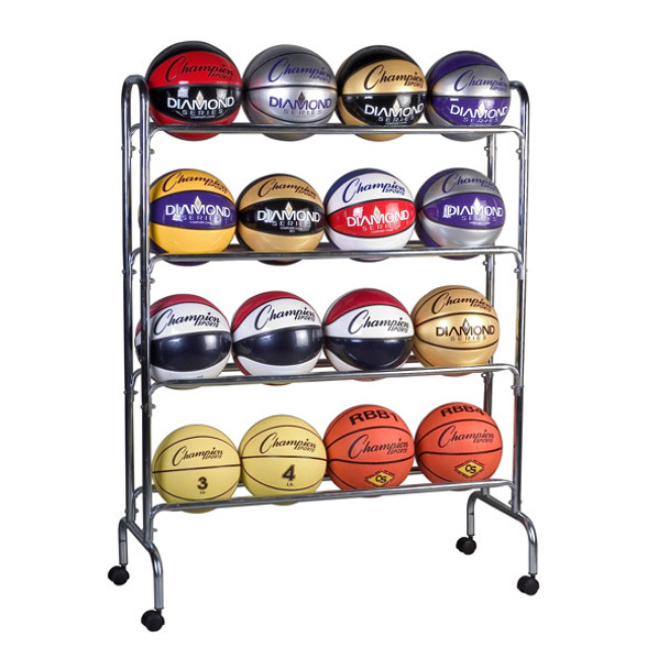 Champion Sports 4 Tier Basketball Rack