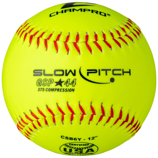 Champro ASA 12" Slow pitch Softballs