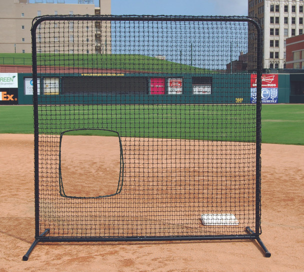 Trigon Sports ProCage™ 'Black Series' Softball Pitcher's Protective Screen