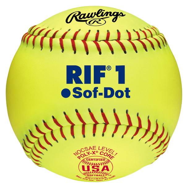Rawlings USA RIF 1 Official Fastpitch Softballs