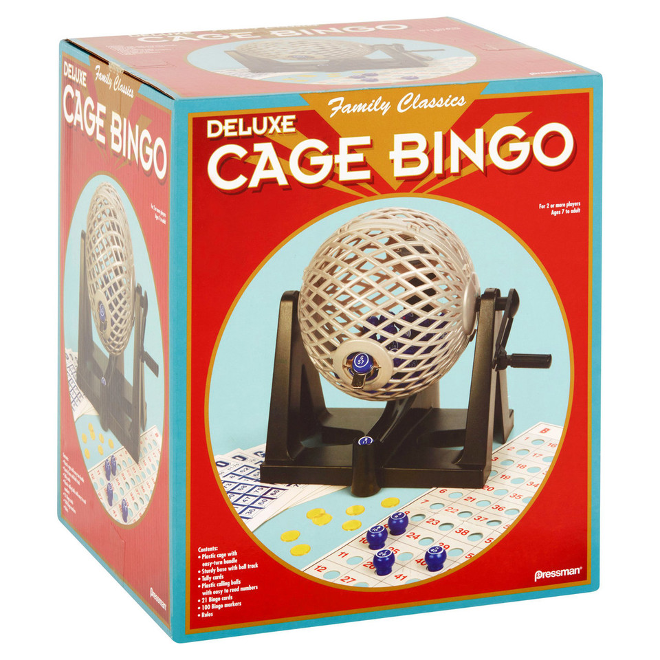 Deluxe Cage Bingo Game Athletic Stuff