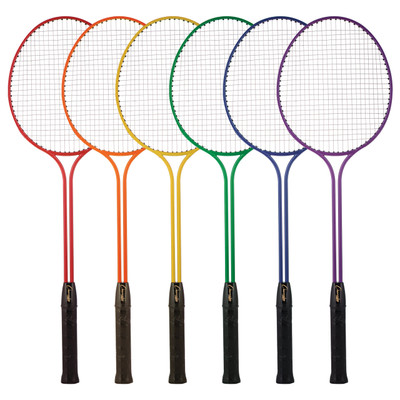 Champion Sports Steel Twin Shaft Badminton Rainbow Set - Athletic Stuff