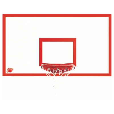 Bison BA472 Rectangular Steel Outdoor Backboard - 42