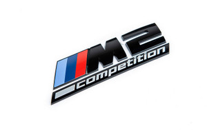 BMW M2 Competition Trunk Emblem - Gloss Black