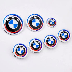 BMW 50th Anniversary Emblem Replacement For E84 X1/G11/F01/E60/E60 M5 (Hood + Trunk Set)