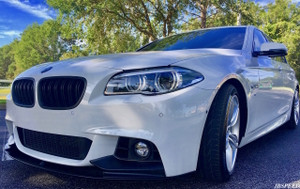 JBSPEED Dual Slat Matte Black Grills Replacement Set for BMW F10/F11 (In Stock)