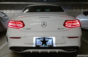 JBSPEED Painted AMG Trunk Spoiler for Mercedes Benz C205 Coupe