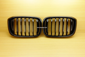 JBSPEED Single Slat Gloss Black Grills Replacement for BMW G01 X3/F97 X3M