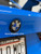 Blue Real Carbon Fiber Emblem Replacement with Painted Black Ring For G01/G02/G05/F95 X5M/F97 X3M/F98 X4M (Hood + Trunk Set)