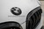 Black Real Carbon Fiber Emblem Replacement with Painted Black Ring For F22/F23/F30/F31/F32/F33/F36/F87 M2/F80 M3/F83 M4 (Hood + Trunk Set)