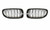 CARBON FIBER DUAL-SLATS FRONT GRILLES With M5 Decal - F10 M5