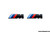 M// Badge Set (Pair) for Side Fenders (Matte Black/Gloss Black)