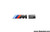 Matte Black/Gloss Black M5 Trunk Emblem for F10/F10 M5/G30/F90 M5