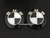 Black & White Emblem Replacement with Painted Black Ring For G42 (Hood + Trunk Set)