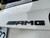 Mercedes Benz "//AMG" Trunk Decal in Silver/Matte Black/Gloss Black