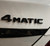 Mercedes Benz "4 Matic" Trunk Decal in Silver/Matte Black/Gloss Black
