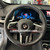 Black Real Carbon Fiber Steering Wheel Emblem