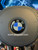 Blue Real Carbon Fiber Steering Wheel Emblem