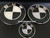 Black & White Emblem Replacement with Silver Ring For G60/G60 i5 (Hood + Trunk Set )