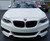 Black & White Emblem Replacement with Silver Ring For E92/E92 M3 (Hood + Trunk Set)