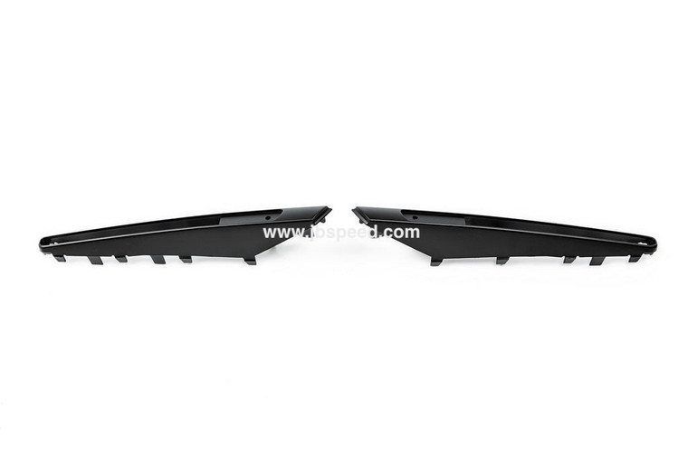JBSPEED Matte Black Side Trims Replacement for BMW E9x M3 with M3 decals