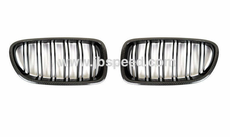 CARBON FIBER DUAL-SLATS FRONT GRILLES - F32/F33/F36/F80 M3/F82 M4/F83 M4