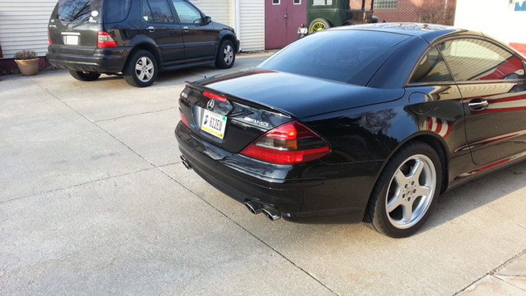 JBSPEED Painted AMG Spoiler for Mercedes Benz R230/SL55