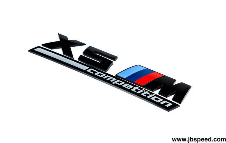 X5 M// Competition Trunk Emblem - Gloss Black