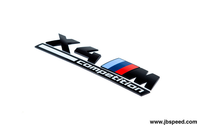 X4 M// Competition Trunk Emblem - Gloss Black