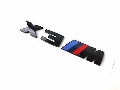 “X3 M//" Trunk Emblem - Matte Black