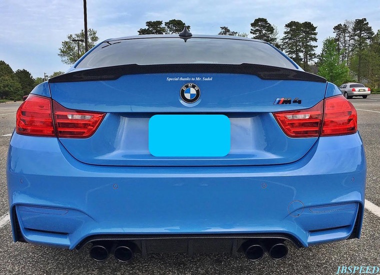 JBSPEED Carbon Fiber Performance Trunk Spoiler for BMW F82 M4