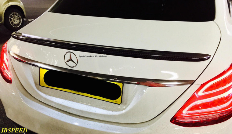 JBSPEED Carbon Fiber AMG Trunk Spoiler for Mercedes Benz W205/C43/C63