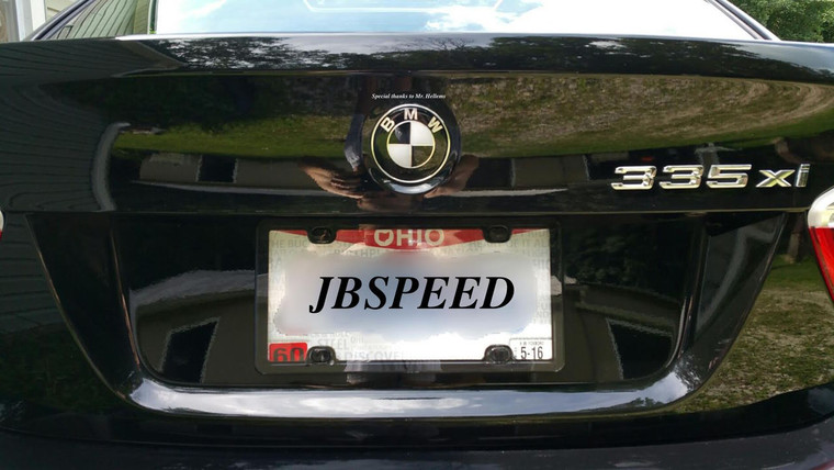 Black & White Emblem Replacement with Silver Ring For F20/F21/F10/F11/F82 M4/F10 M5  (Hood + Trunk Set)