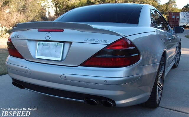 JBSPEED Vorsteiner Painted Spoiler for Mercedes Benz R230/SL55/SL63/SL65