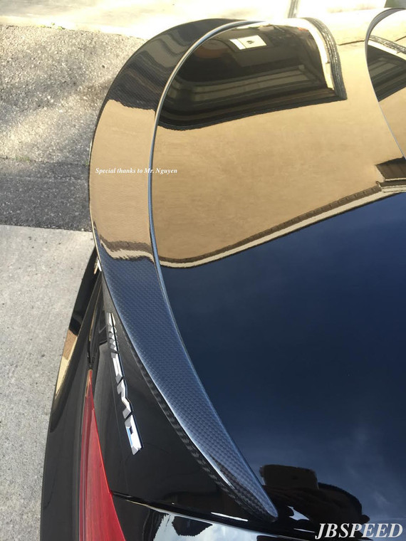 JBSPEED Carbon Fiber AMG Trunk Spoiler for Mercedes Benz C117/CLA45