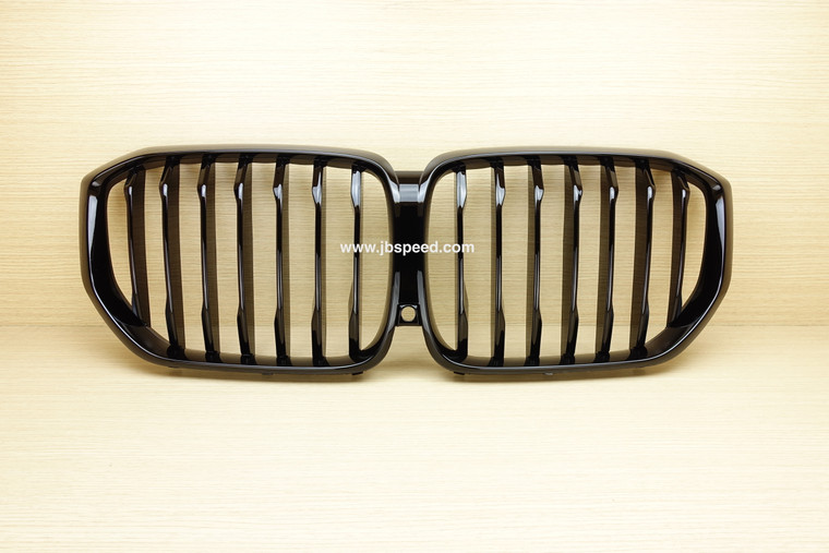 JBSPEED Single Slat Gloss Black Grills Replacement for BMW G05/F95 X5M