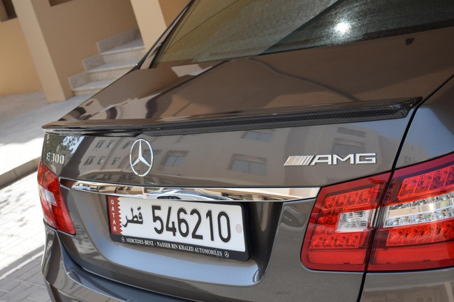 JBSPEED Carbon Fiber AMG Trunk Spoiler for Mercedes Benz W212/W212 E63