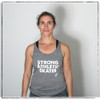 This is the Strong Athletic Skater grey full length racerback tank. The Strong Athletic logo is centered right in the middle of the should blades on the back of the tank. We print this design on Bella Canvas 8430. #strongathletic , #strongathletiskater , #rollerderby , #rollerderbyskater , #rollerderbyathlete  This is the Strong Athletic Skater grey full length racerback tank. The Strong Athletic logo is centered right in the middle of the should blades on the back of the tank. We print this design on Bella Canvas 8430. #strongathletic , #strongathletiskater , #rollerderby , #rollerderbyskater , #rollerderbyathlete