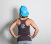 This is the back view of the Strong Athletic Skater Full Length racerback Tank Top Created by Strong Athletic. The material cuts in toward the center fo the shoulders giving this tank the racerback look.  We print this design on Bella Canvas 8430. #strongathletic , #strongathleticskater , #rollerderby , #strongskater , #rampskater , #rampskating