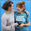 This is the front of the Strong Athletic Grandma All-Gender T-shirt in Heather Teal with White Ink. It is worn by Nona Kean, the mother of Nadia Kean who owns Strong Athletic. This photo was taken at the Strong Athletic photo shoot by Michele Hale when neither Nadia nor Nona knew they were having their photo snapped. The intimacy between a mother and her daughter comes through in the photo. 
#Strongathleticgrandma , #strongathleticgrandmother , #strongathleticmom , #grandma #stronggrandma, #stronglikegrandma , #strongathleticwoman , #ilovemygrandma , #strongathletic , #womanownedocompany , #womeninsports