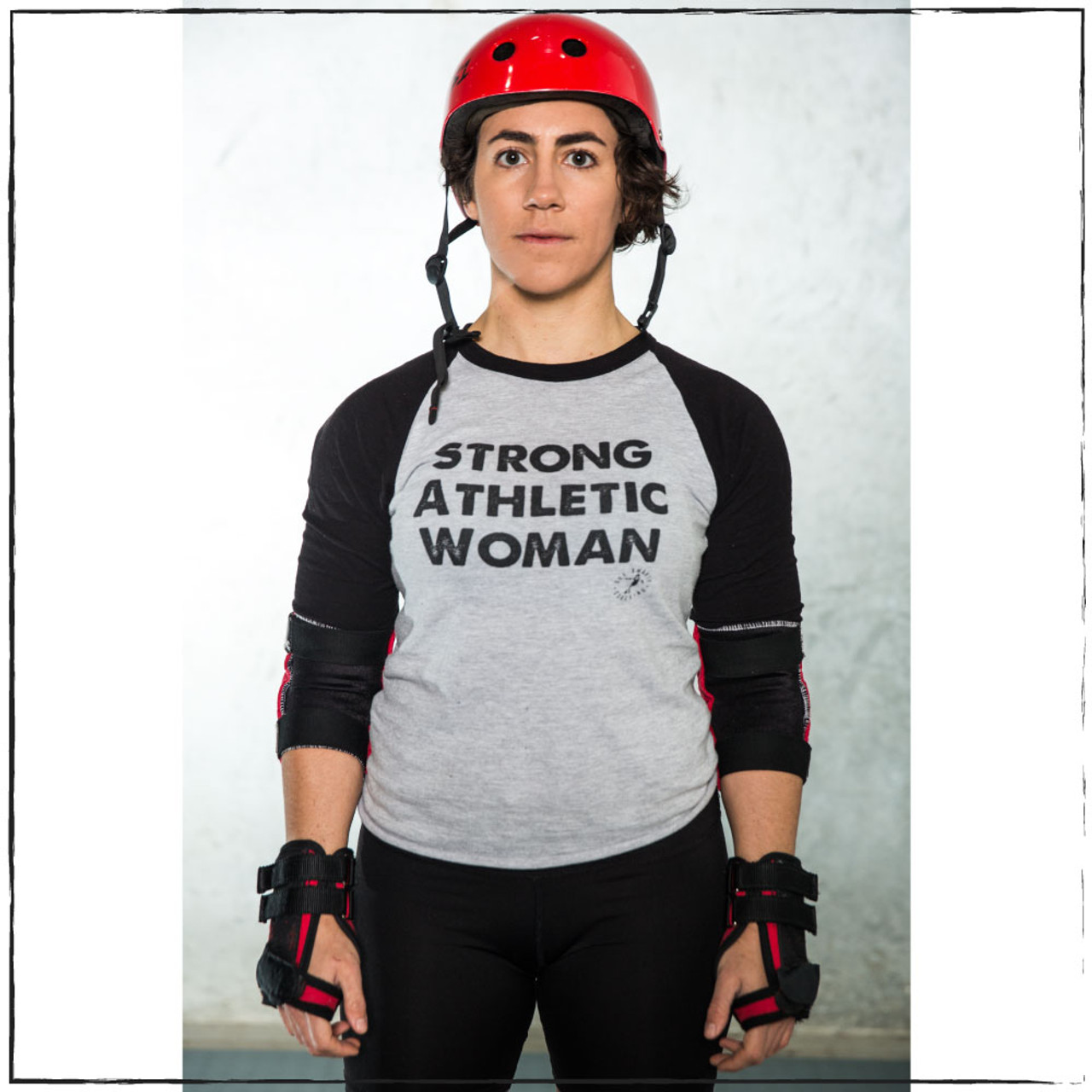Sold Out! Crop Tops for Women in Sports the Strong Athletic Woman White  Crop Top with Black Ink by Strong Athletic