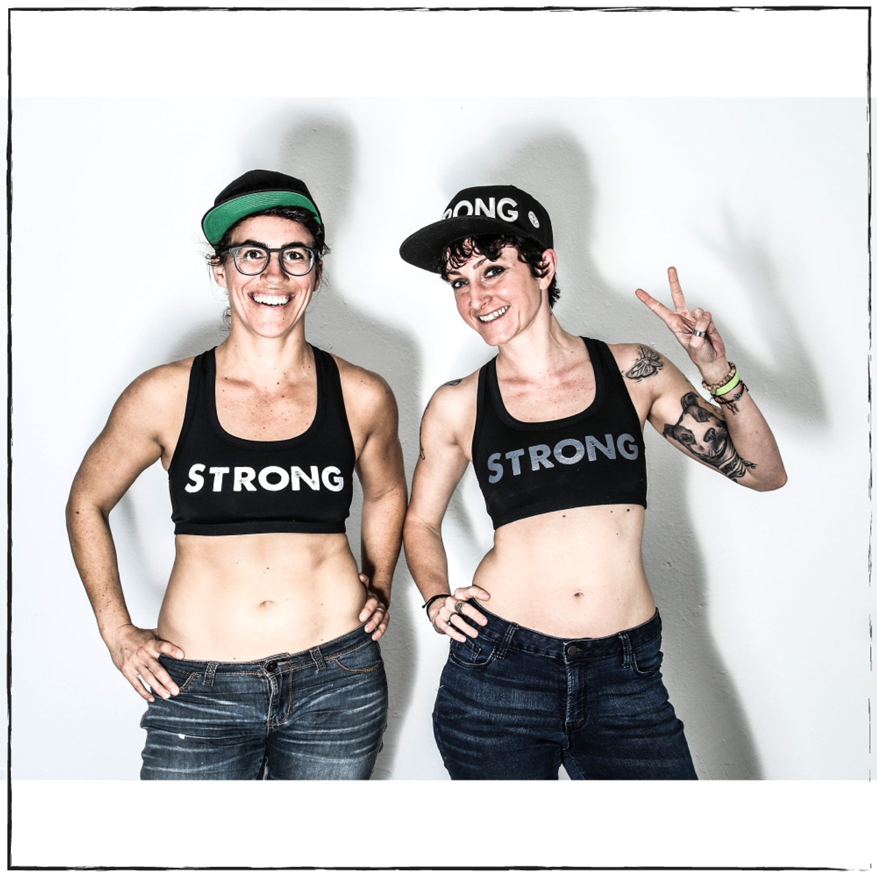 Sold Out! Our Super Cute Black Sports Bra with the Word Strong printed in  Massive Letters across the Front