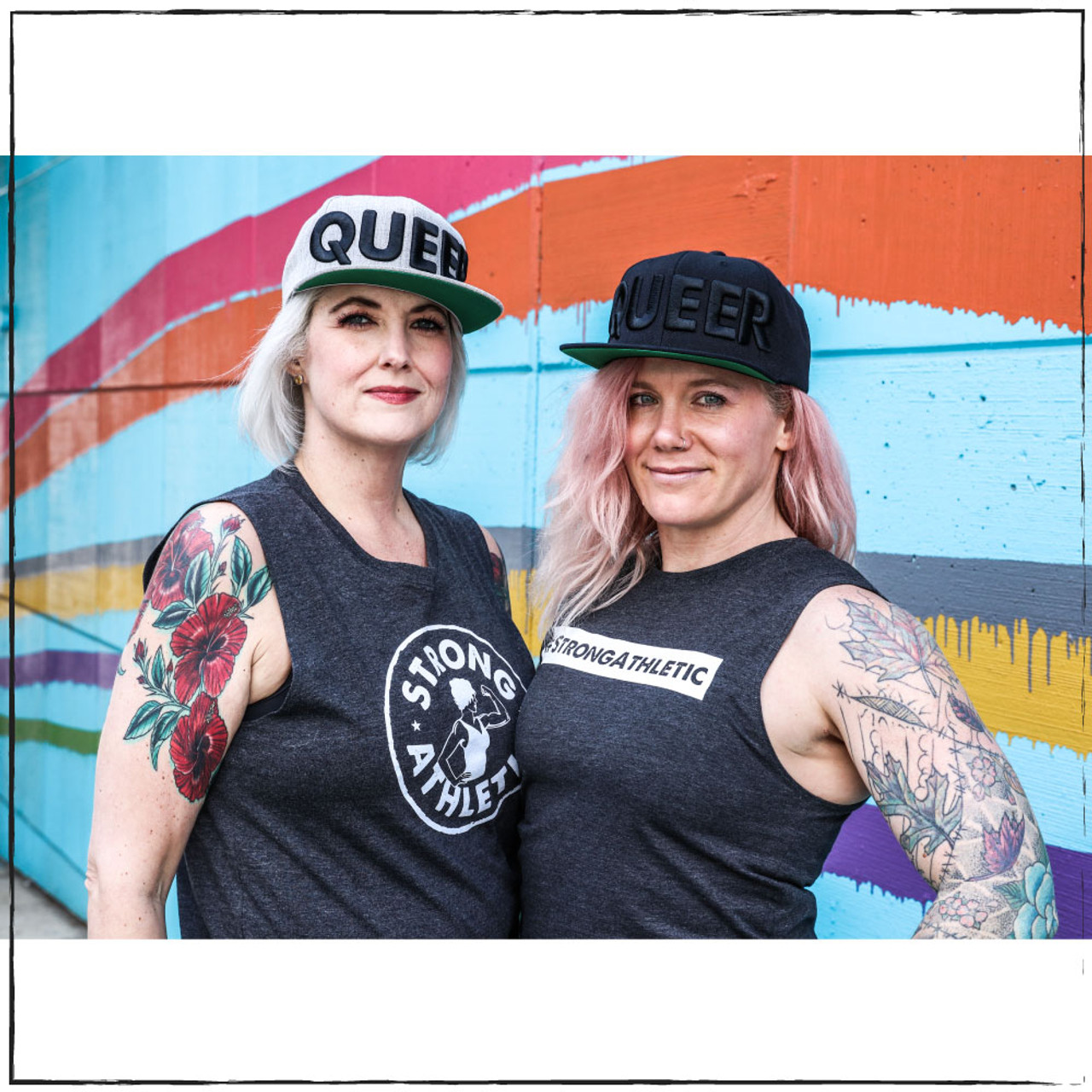 Tweed Heather Grey LGBTQIA2S+ Queer the Community especially Hats Thick Snapback Black Letters with Snapback Hat- the for