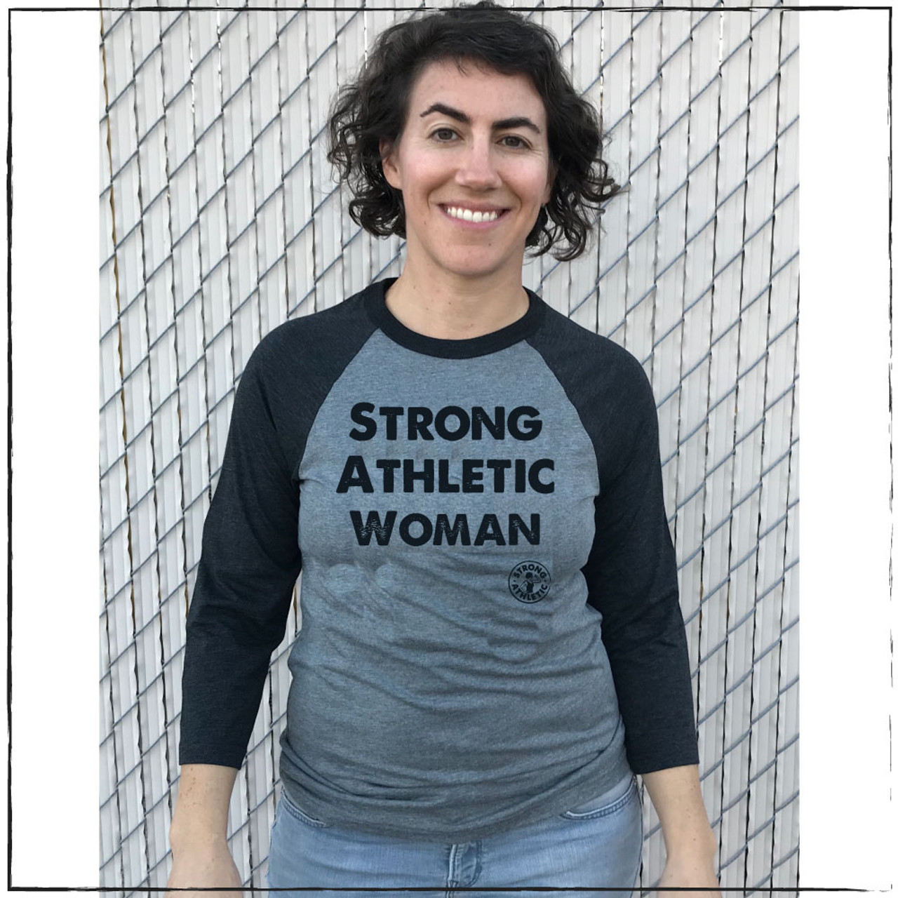 Shirts for Strong Women: the Strong Athletic Woman Baseball T