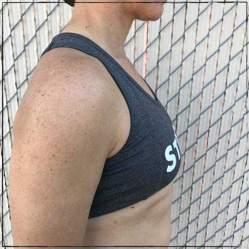 The Perfect Racerback Sports Bra for Strong Athletes by Strong Athletic