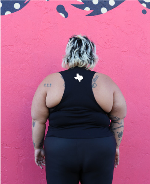 Sold Out! Crop Tops for Women in Sports the Strong Athletic Woman White  Crop Top with Black Ink by Strong Athletic